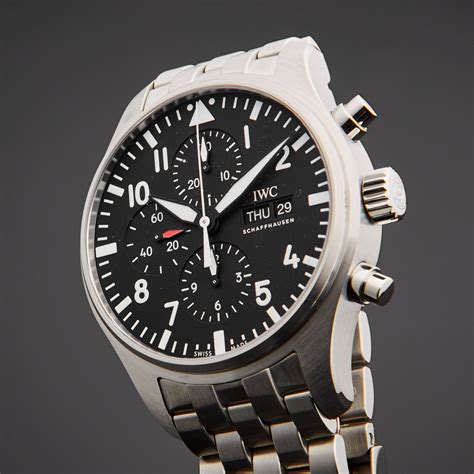 iwc chrono pilot prezzo|IWC pilot chronograph price.